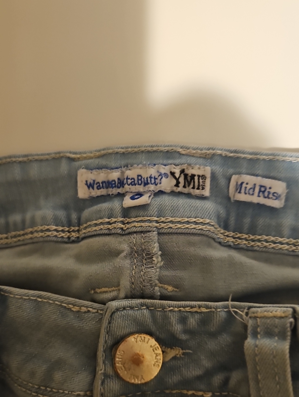 YMI Light Blue Mid-Rise Jeans